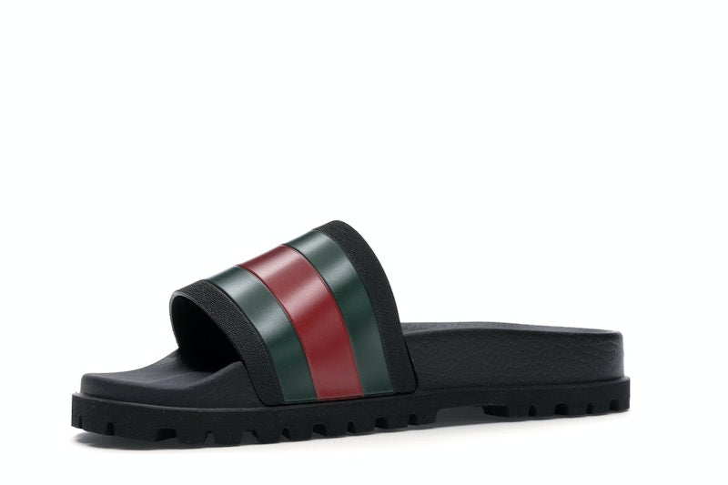 Gucci Web Slide Sandal Black