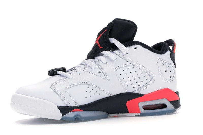 Jordan 6 Retro Low White Infrared 23 Black (GS)
