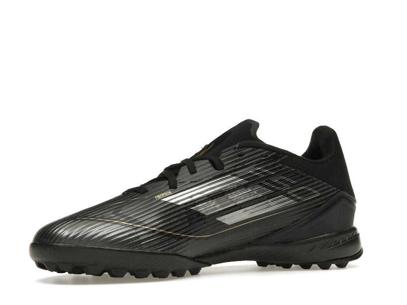 adidas F50 League Turf Core Black Iron Metallic Gold Metallic