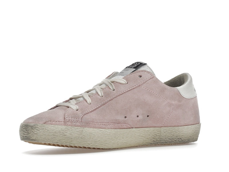 Golden Goose Super Star Pink Suede White