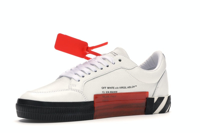 OFF-WHITE Vulc Low White Leather FW19