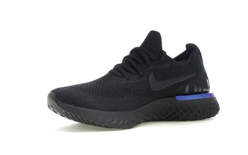 Nike Epic React Flyknit Black Racer Blue (Women's)