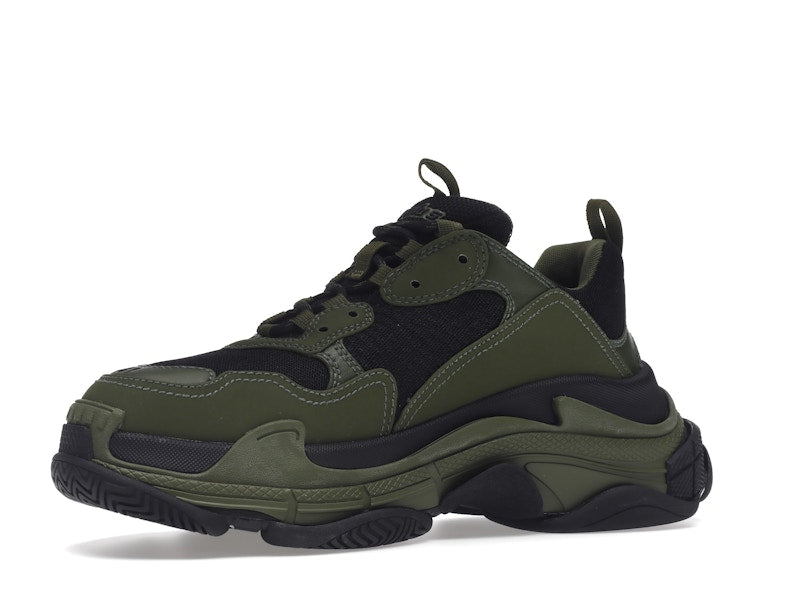 Balenciaga Triple S Dark Green Black