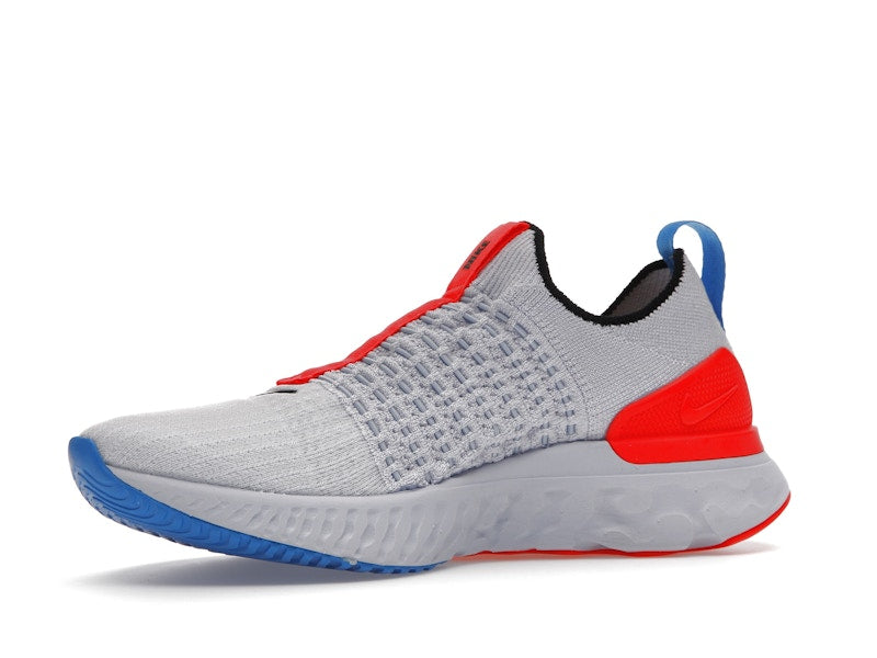 Nike React Phantom Run Flyknit 2 Football Grey Bright Crimson (Women's)