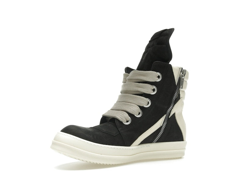 Rick Owens Geobasket Jumbo Lace High Black Milk (Women's)