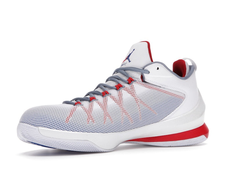 Jordan Cp3.Viii Ae White/Game Royal-Spirit Red-Cool Blue