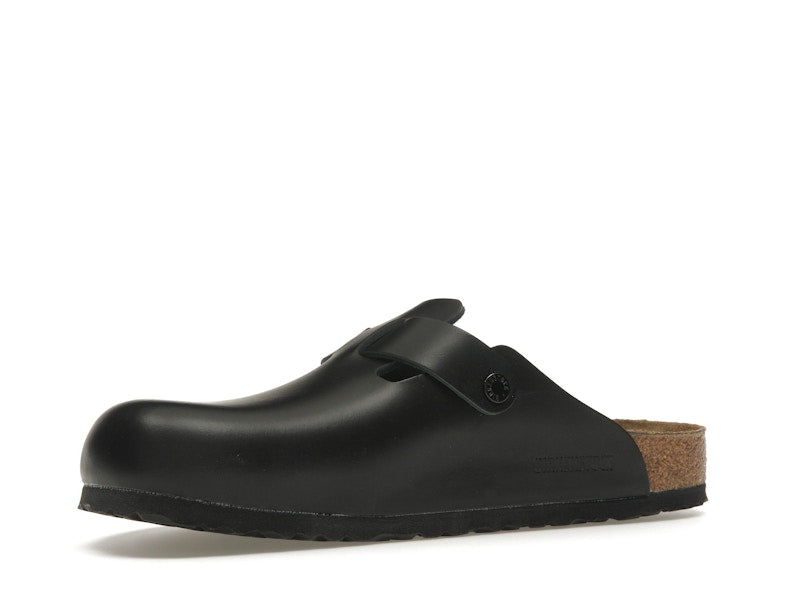 Birkenstock Boston Natural Leather Black