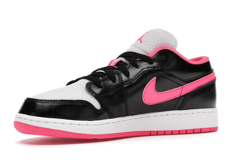 Jordan 1 Low Black White Hyper Pink (GS)