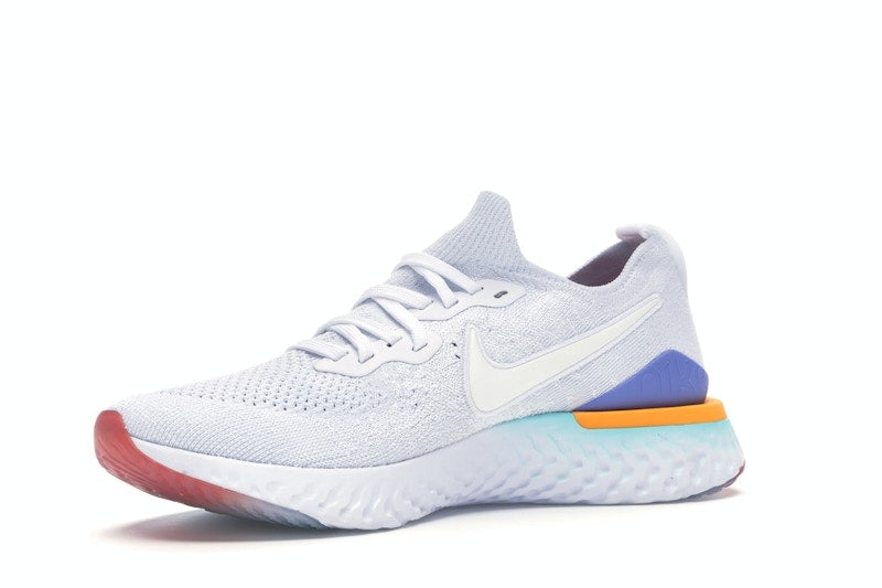 Nike Epic React Flyknit 2 White Hyper Jade Ember Glow (Women's)