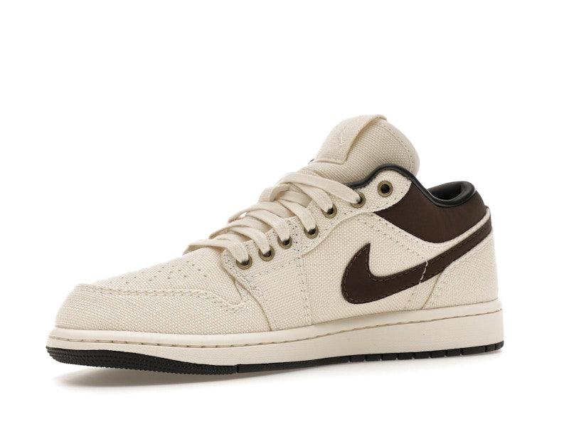 Jordan 1 Low Premium Pale Ivory Off Noir Baroque Brown