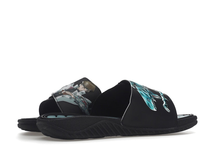 adidas Reptossage Hook-And-Loop Slides Yu-Gi-Oh! Blue Eyes White Dragon