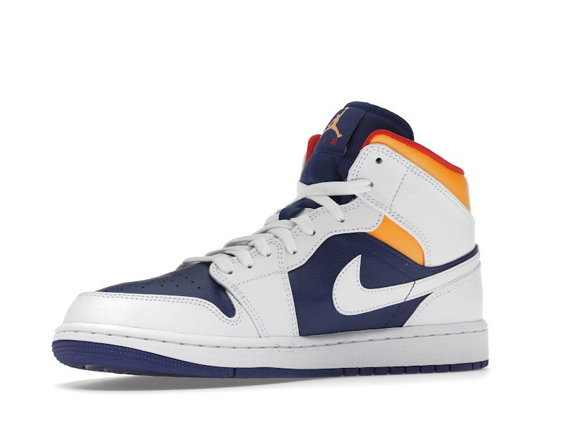 Jordan 1 Mid Royal Blue Laser Orange