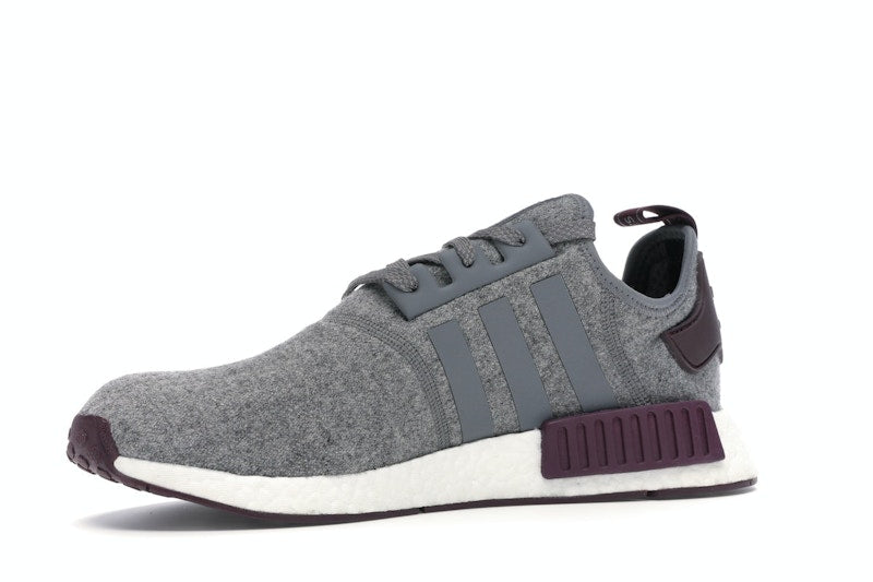 adidas NMD R1 Wool Grey Four Maroon