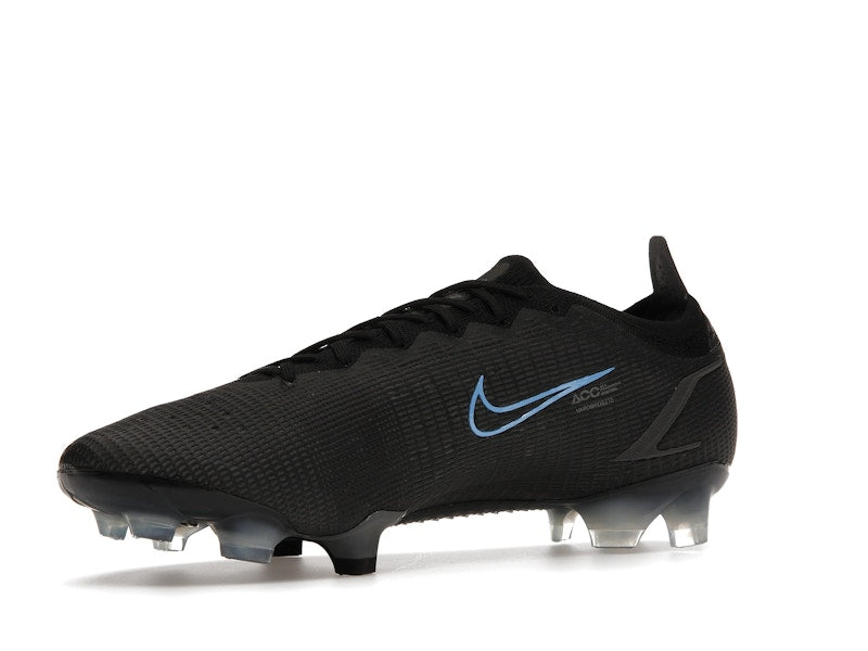 Nike Vapor 14 Elite FG Flyknit Black Iron Grey Blue