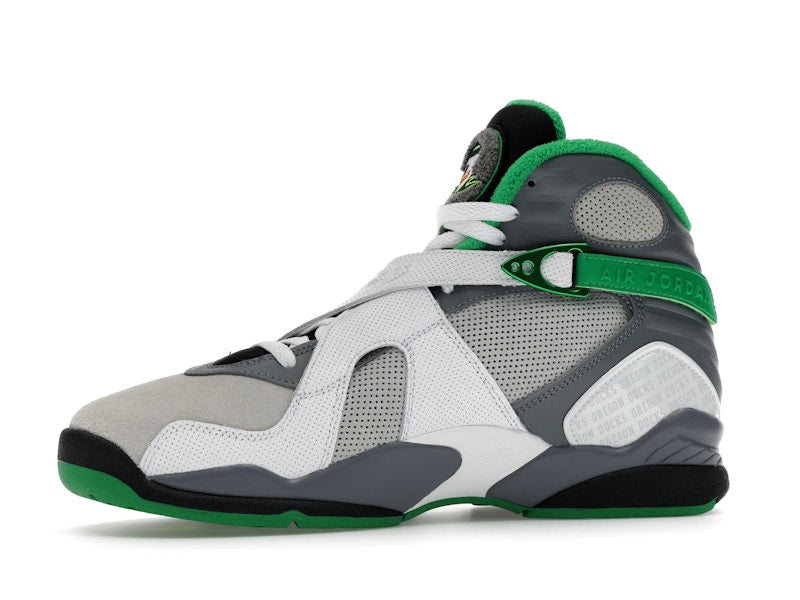 Jordan 8 Retro University of Oregon PE Pure Platinum