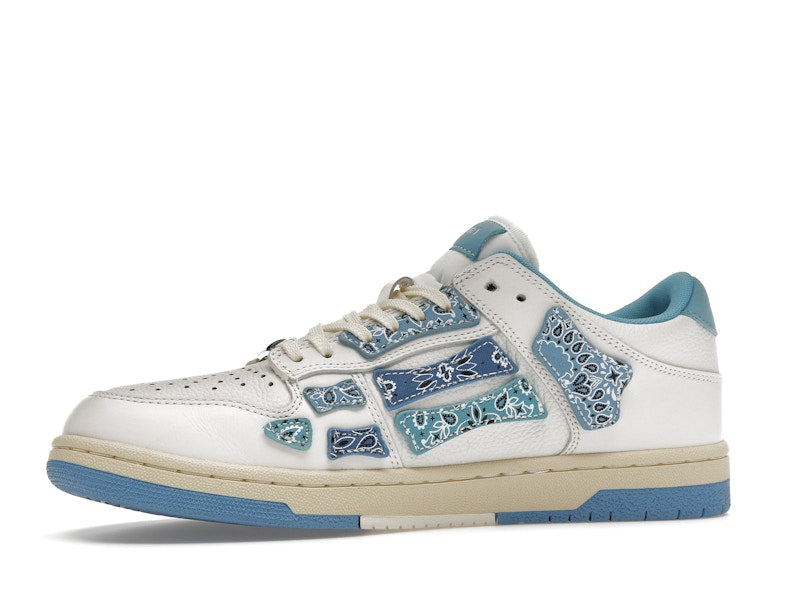 AMIRI Skel Top Low Bandana White Light Blue