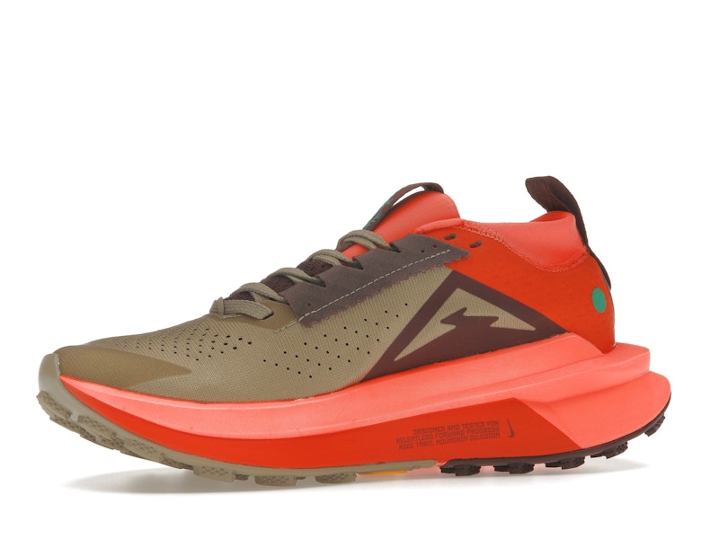 Nike ZoomX Zegama 2 Khaki Hyper Crimson Burgundy Crush White