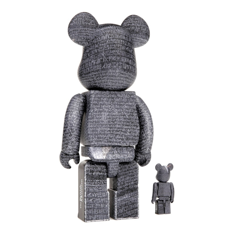 Bearbrick The British Museum (The Rosetta Stone) 100% & 400% Set