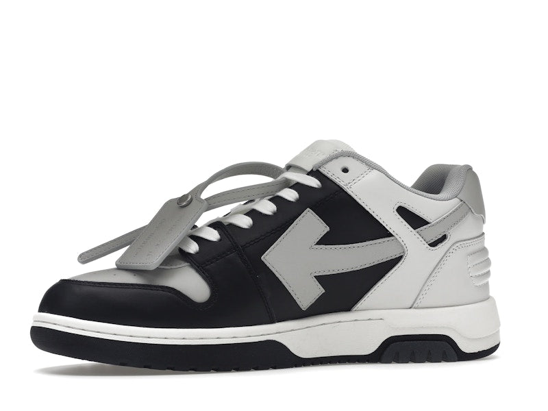 OFF-WHITE Out Of Office OOO Low Tops Light Grey Black