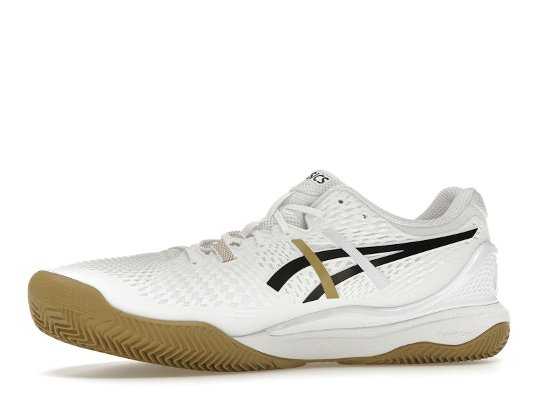 ASICS Gel-Resolution 9 Clay BOSS Matteo Berrettini White Camel