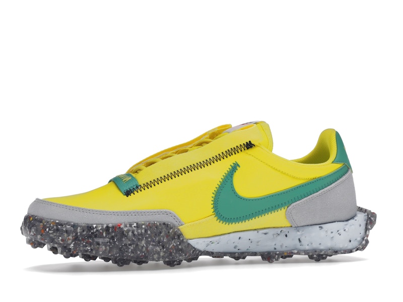 Nike Waffle Racer Crater Yellow Strike Roma Green (Women's)