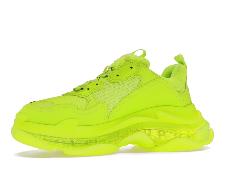 Balenciaga Triple S Clear Sole Fluo Yellow
