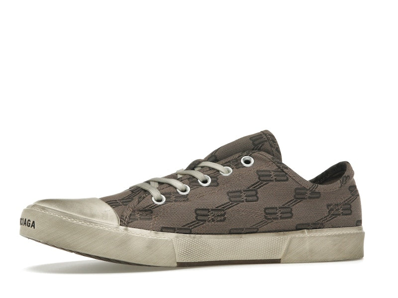 Balenciaga Paris Low 'BB Monogram Dark Mink Grey