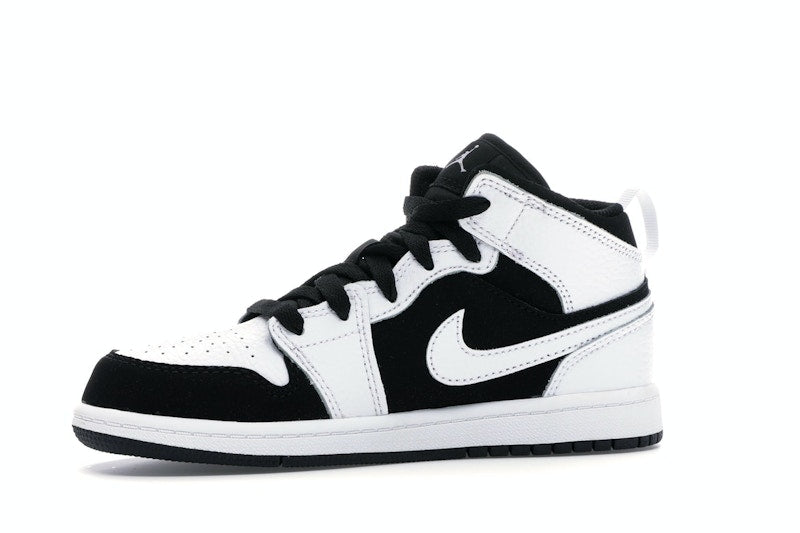 Jordan 1 Mid White Black (PS)