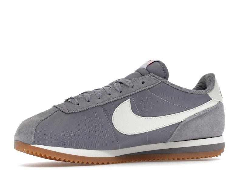 Nike Cortez Textile Cement Grey Gum Light Brown Safety Orange Sail (Women's)