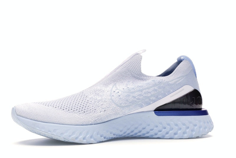 Nike Epic React Moc Flyknit White Hydrogen Blue