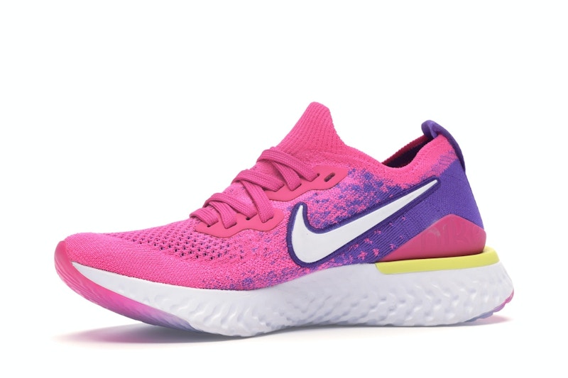 Nike Epic React Flyknit 2 Laser Fuchsia White (Women's)