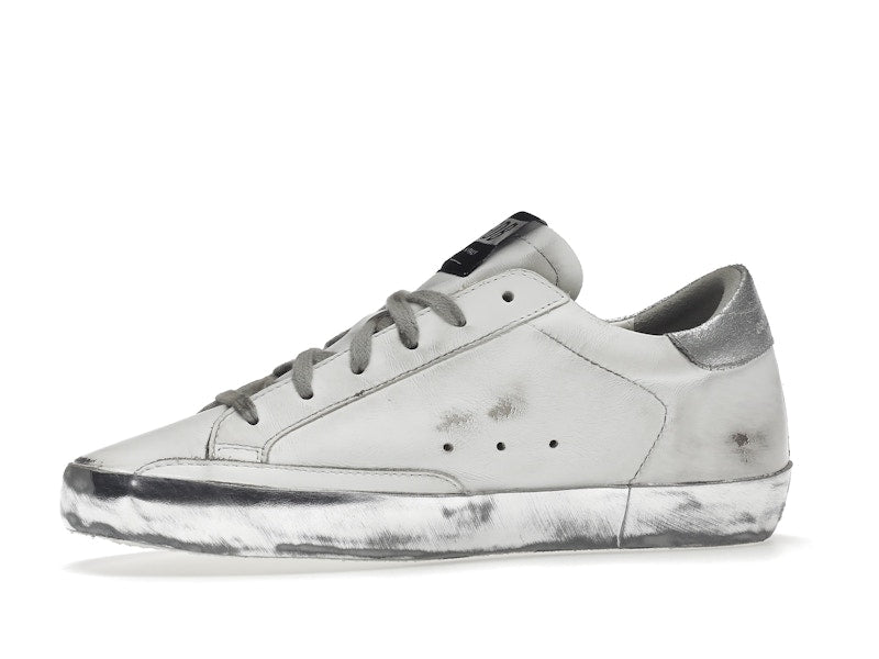 Golden Goose Super-Star White Silver Sparkle (Women's)