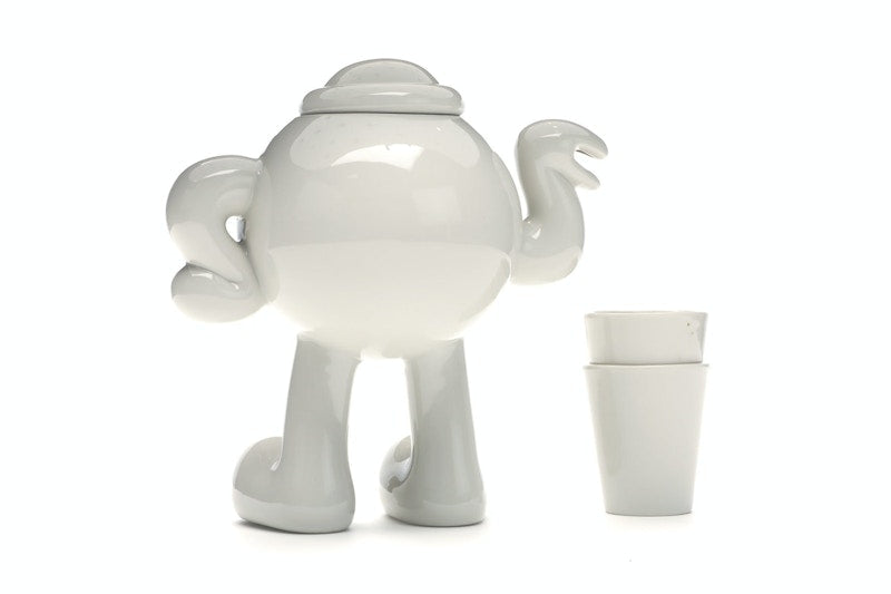James Jarvis Glazed Porcelain Teapot White