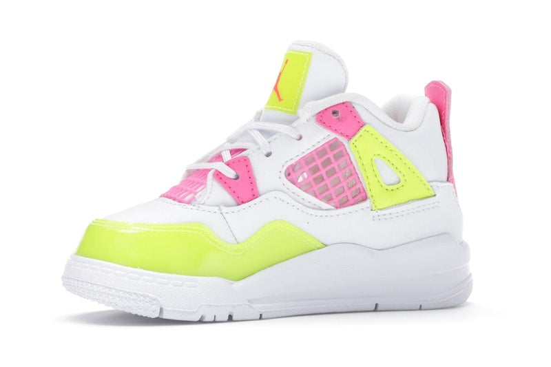 Jordan 4 Retro White Lemon Pink (TD)