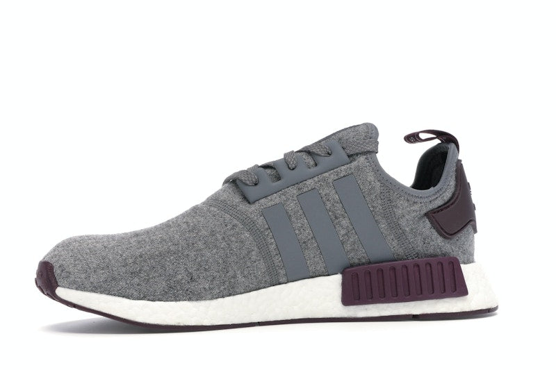 adidas NMD R1 Wool Grey Four Maroon