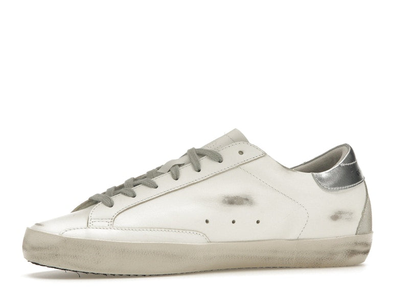 Golden Goose Super-Star White Silver
