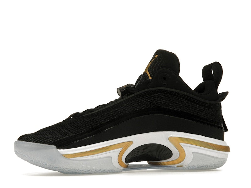 Jordan 36 Low Black Gold (Clear Sole)