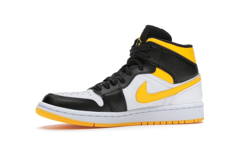Jordan 1 Mid Laser Orange Black (Women's)