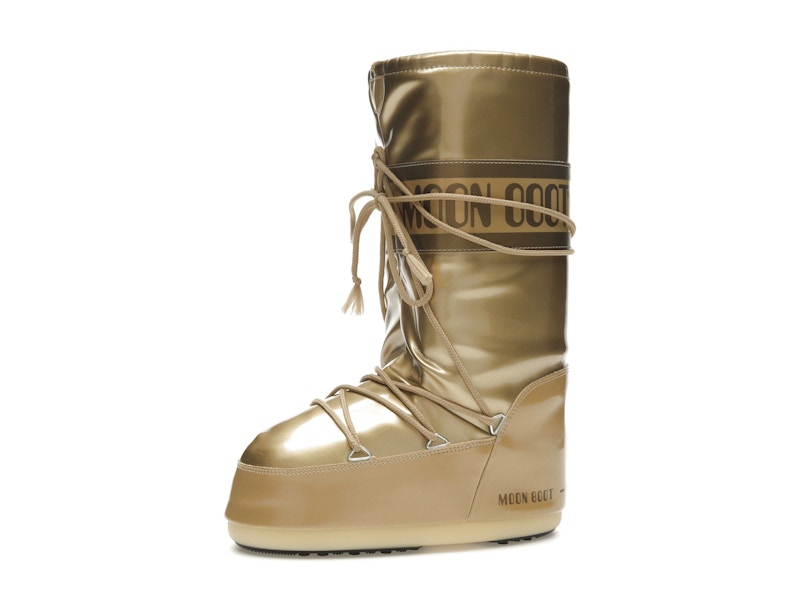 Moon Boot Icon Vinile Boot Metallic Gold
