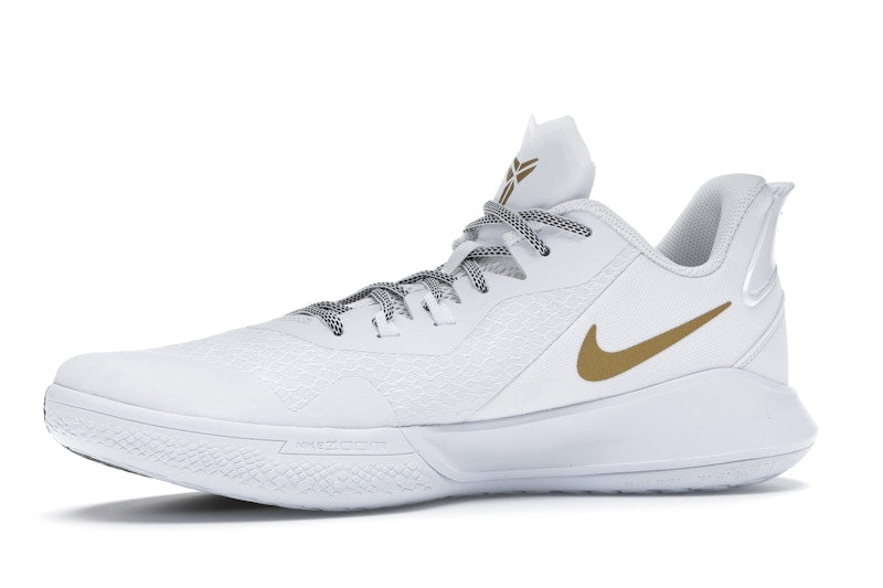 Nike Mamba Fury White Metallic Gold