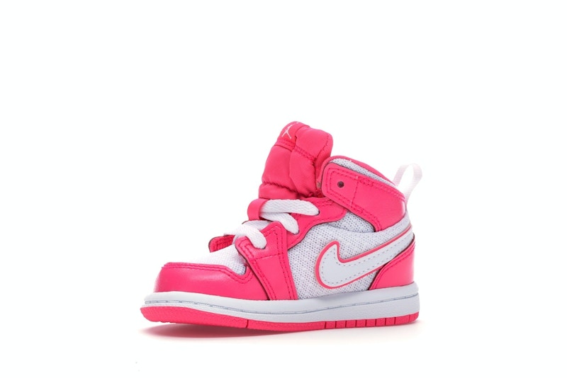 Jordan 1 Mid Hyper Pink White (TD)