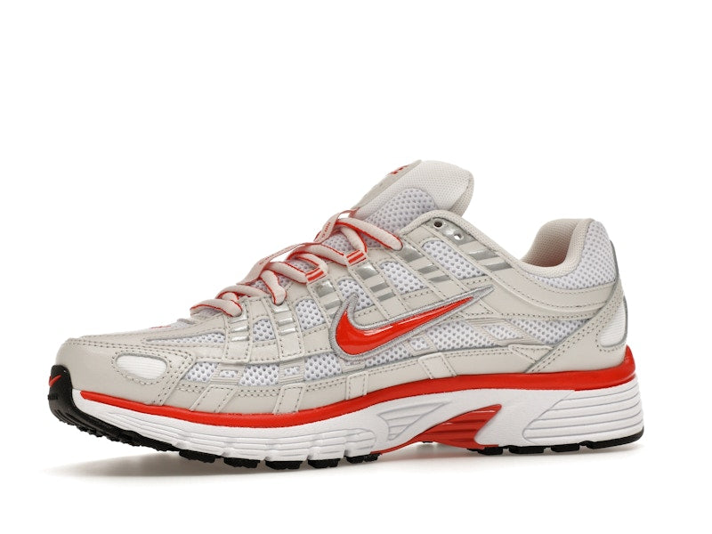 Nike P-6000 White Platinum Tint Black Picante Red (Women's)