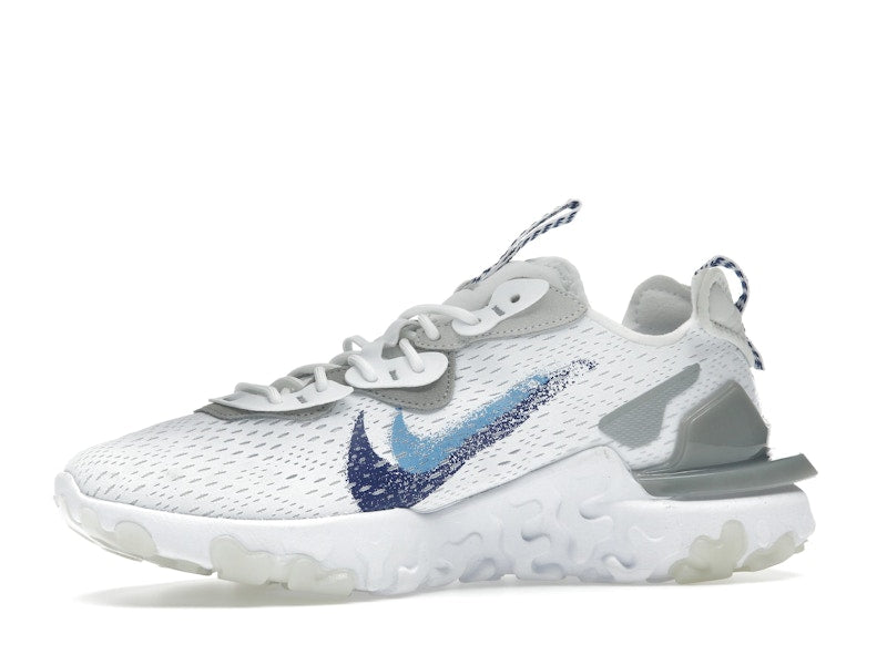 Nike React Vision White Double Blue Swoosh