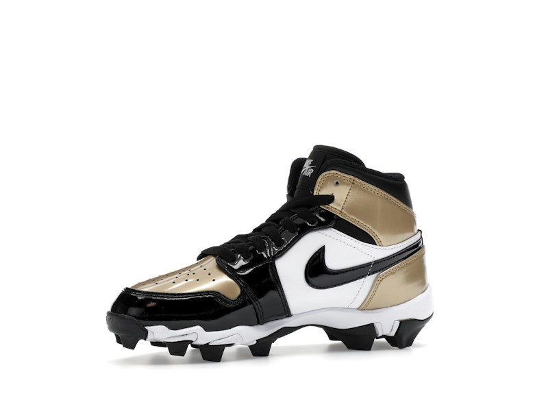 Jordan 1 Mid Cleat Patent Gold Toe (GS)