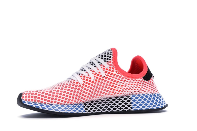 adidas Deerupt Solar Red Bluebird