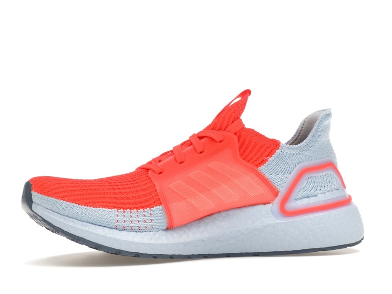 adidas Ultra Boost 19 Solar Red Glow Blue