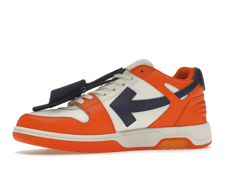 OFF-WHITE Out Of Office OOO Low Tops White Orange Blue