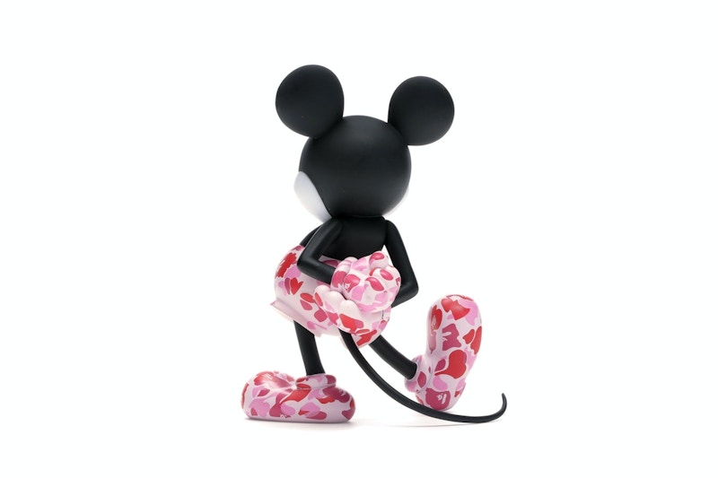 BAPE x Mickey Mouse 90th Anniverary Figure Red Camo