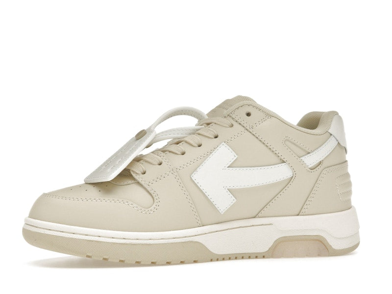OFF-WHITE Out Of Office OOO Low Tops Angora White