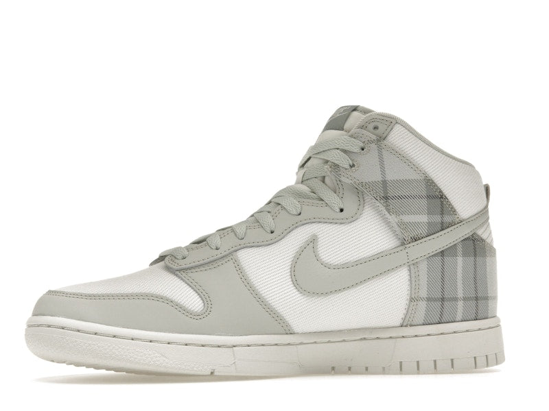 Nike Dunk High SE Tartan Plaid White Light Green